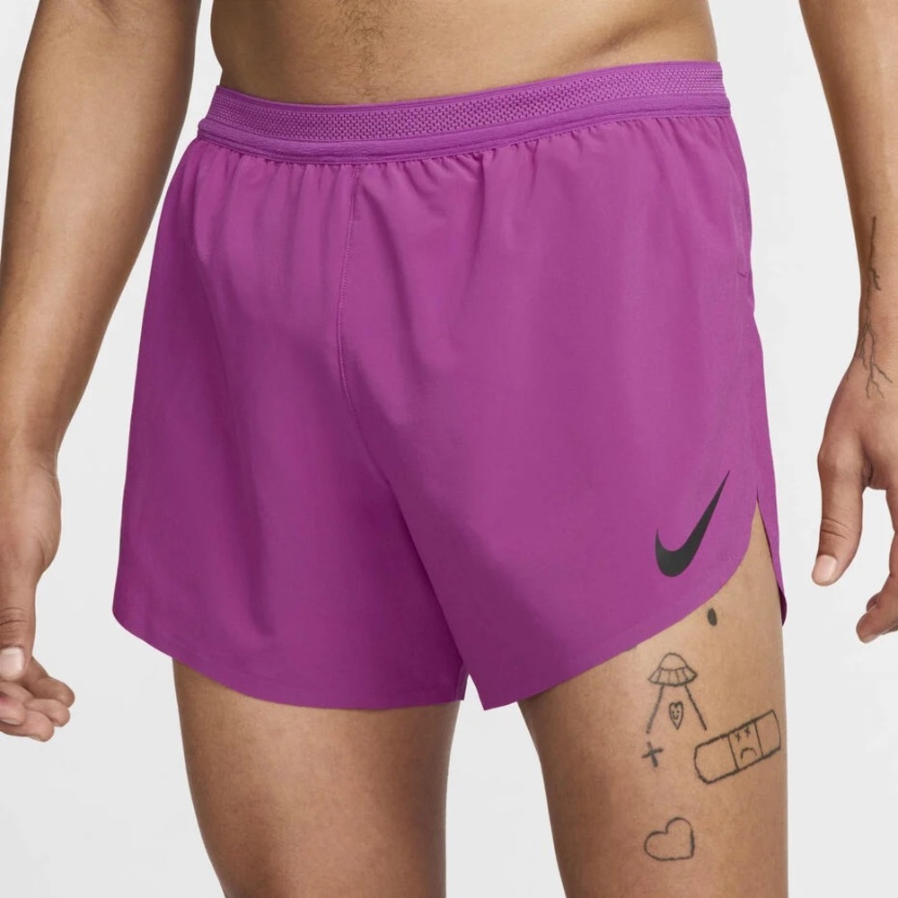 Nike AeroSwift Dri-FIT ADV 4" Brief-Lined Running Shorts FN3352-518 Men's Size L